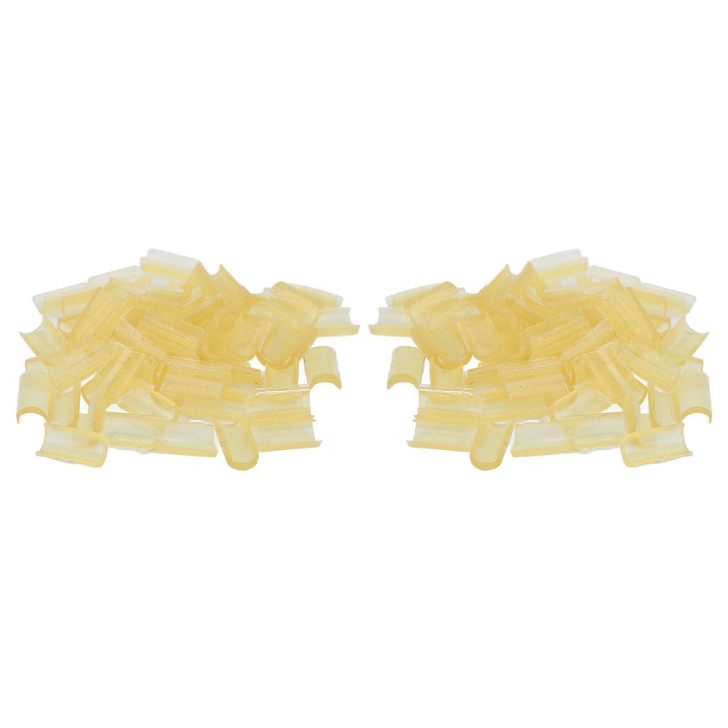 2 пакета гранул для наращивания волос бусины желтые профессиональные U-образные парики термосвязывающие гранулы для салона