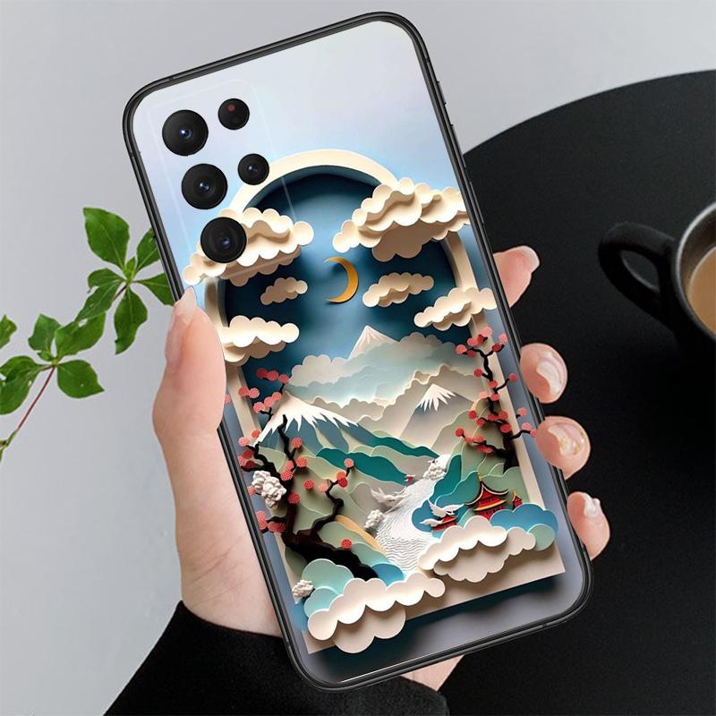 Чехол для телефона с красивым пейзажем и рисунком для Samsung A52S A21S A33 A23 A13 A14 A32 A52 A53 A54 A51 A71 M51