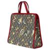 Gucci Сумка Пресбиопия Логотип Монограмма Космический Принт Магнитная Застежка # Модная Крутая Рекомендация # Пэчворк из Холста Сумка-тоут Сумка-тоут для покупок