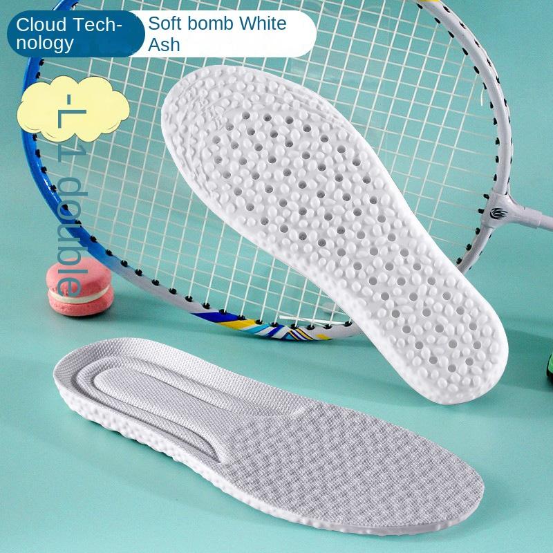 Children's Sports Insoles Provide A Soft, Comfortable, Breathable, Sweat Absorbing, and High Elastic Shock Absorption for Babies To Leisurely Step On