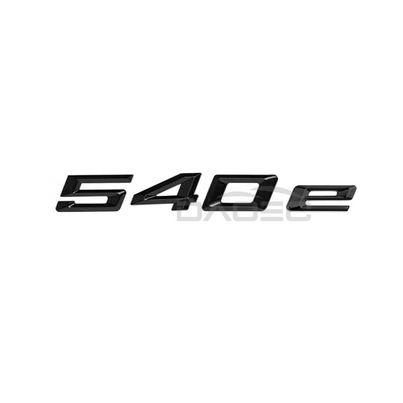 Car Trunk Chrome Letters Badge Emblem Decals Sticker For BMW 5 Series 520e 525e 528e 530e 540e 545e 550e E39 E60 E61 F10 F11 G30