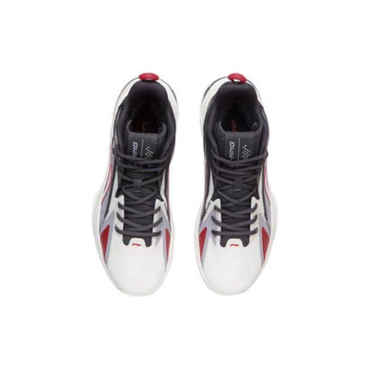 Баскетбольные кроссовки Li Ning Battle Falcon, удобные, универсальные, амортизирующие, нескользящие, износостойкие, водонепроницаемые, средней высоты ABAR093-2
