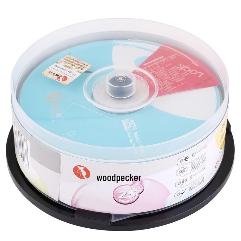 Пустые диски Woodpecker CD-R 52x 700 МБ
