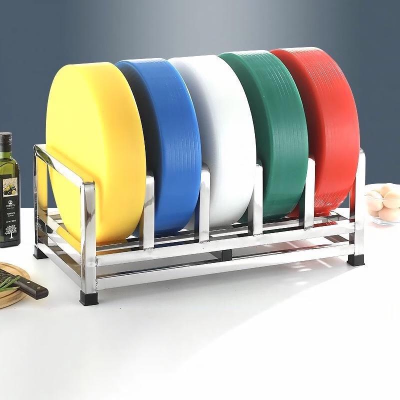 Thickened Stainless Steel Knife and Cutting Board Rack