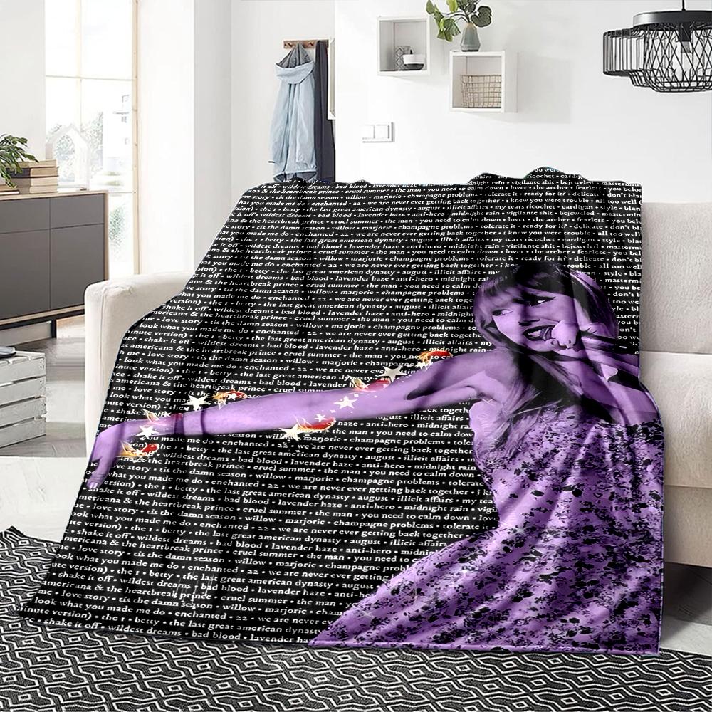 Music Dreams Blanket Soft Throw Blanket For Home Bedroom Bed Sofa Travel Office Solid Christmas Blanket