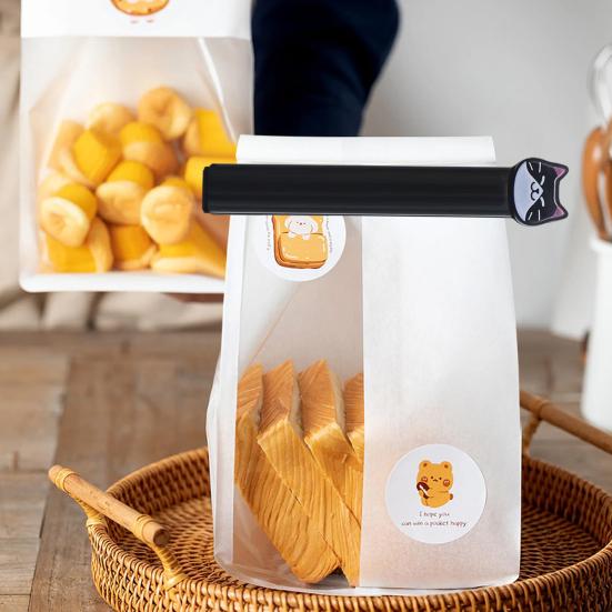 1/4 шт. уплотнительные зажимы для хранения продуктов, многоразовый зажим для сумки, герметик, предотвращает попадание влаги, дизайн зажимов для животных, кошек, щенков, кухонный инструмент