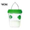 Environmentally Safe Wasp Control Outdoor Solar Trap, Hanging Waterproof Hornet Trap Bucket, Reusable Yellow Jacket Fruit Fly with Light LED