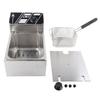 Stainless Steel Electric Deep Fryer 6L Electric Immersion Deep Fryer with Basket Lid