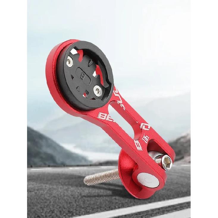 Out Front Bike Computer Mount Bicycle Computer Mount Holder Aluminum Alloy Phone Flashlight Stem Bracket Universal for Cycling
