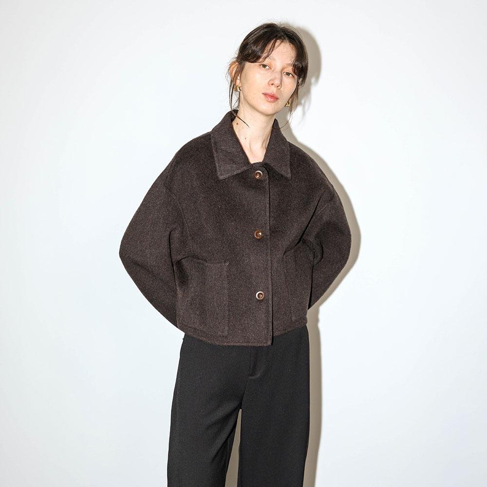 WEDNESDAY DELIGHT Wd_Classic Collar Short Jacket