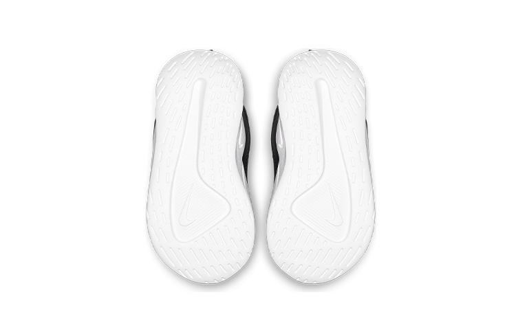 Nike Viale Нескользящая Амортизация Низкие Детские Кроссовки Черно-Белые Для Младенцев и Малышей AH5556-002