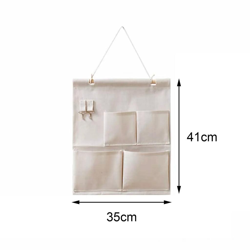 4/7 карманов хлопковая настенная сумка для хранения многослойная сумка для хранения на дверь шкафа органайзер для домашней косметики игрушек