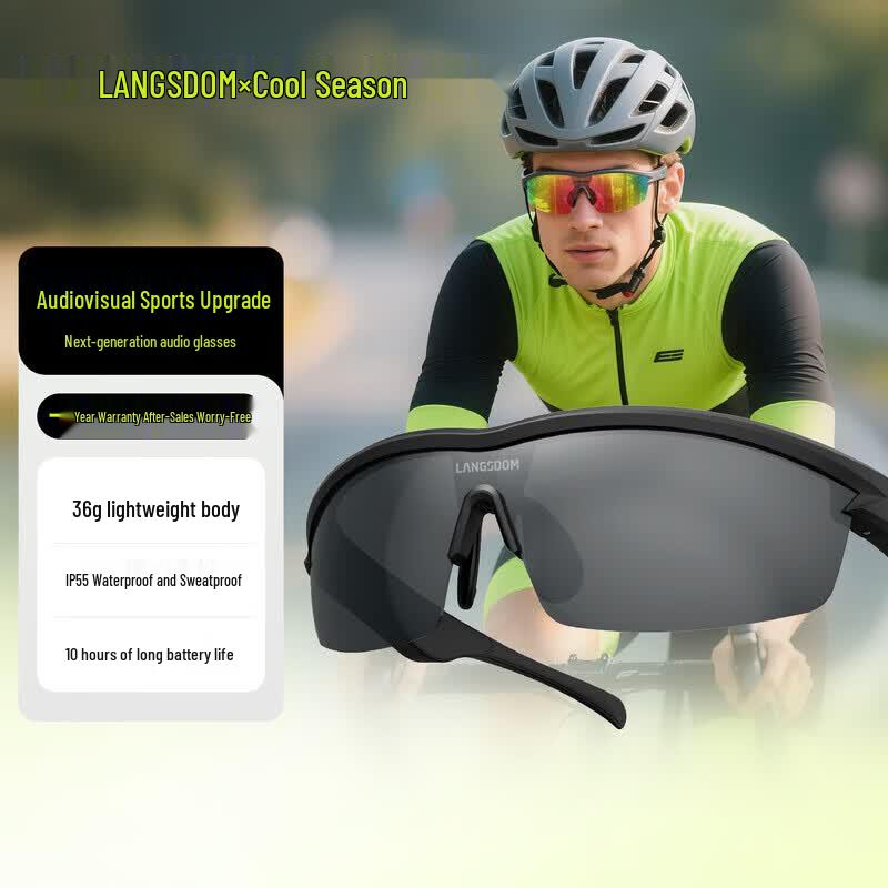 Lanston AirNora Smart Open-Ear Sports Audio Glasses