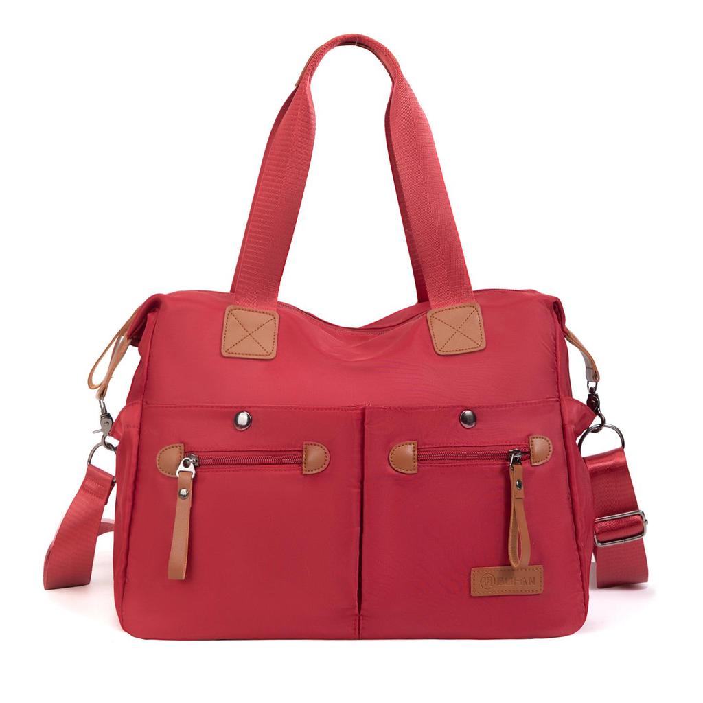 Unisex Large Capacity Travel Backpack with Wet/Dry Separation, Convertible Messenger, Shoulder, and Crossbody Bag.