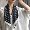 French romantic polka dot versatile imitation mulberry silk scarf women's satin 71 square scarf spring and summer scarf versatile silk scarf scarf