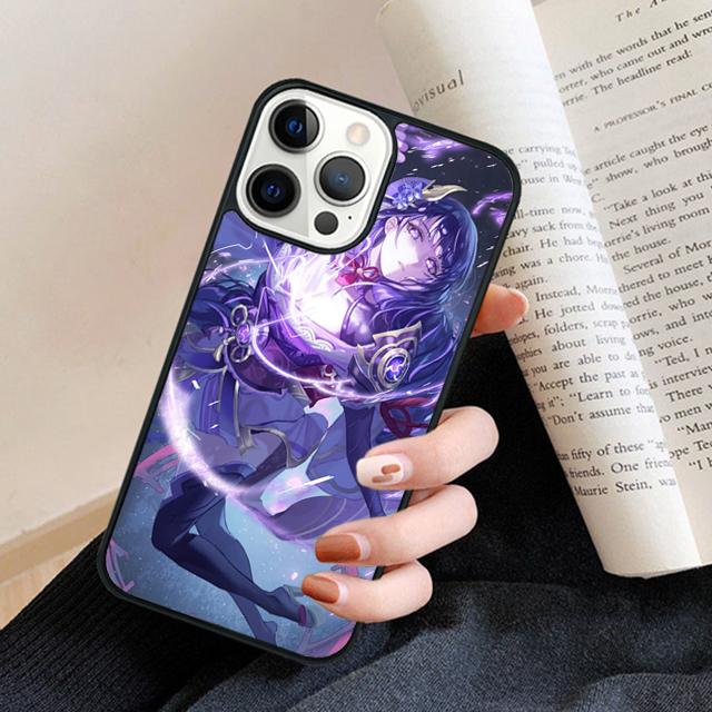 Кейс для телефона Baal Raiden Shogun Genshin Impact для iPhone 17 Air 16 15 14 plus 12 13 pro max coque Fundas
