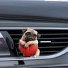 Милый Щенок Клипса-Парфюм для Вентиляционного Отверстия Автомобиля Настольный Держатель для Планшетов Автомобильный Ароматизатор Кондиционер Твердый Подвесной Ароматизатор Автомобильный Воздух V5T3