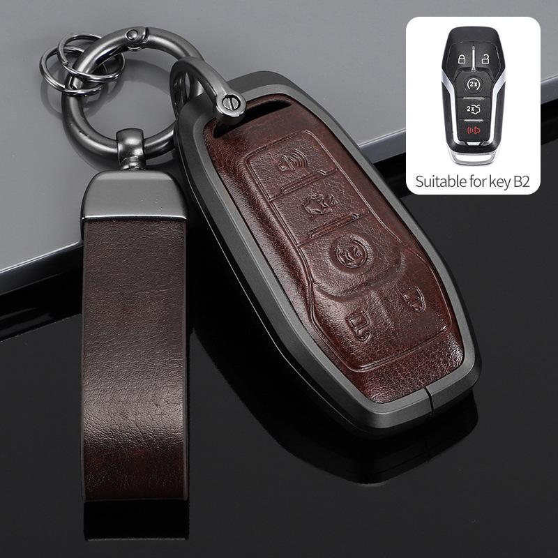 Metal Protective Key Shell for 2015-2017 Ford Mustang - Unisex Design
