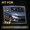 2Pcs Rear Left Right Side Pillar Door Molding Garnish For 2012-2015 Honda Civic
