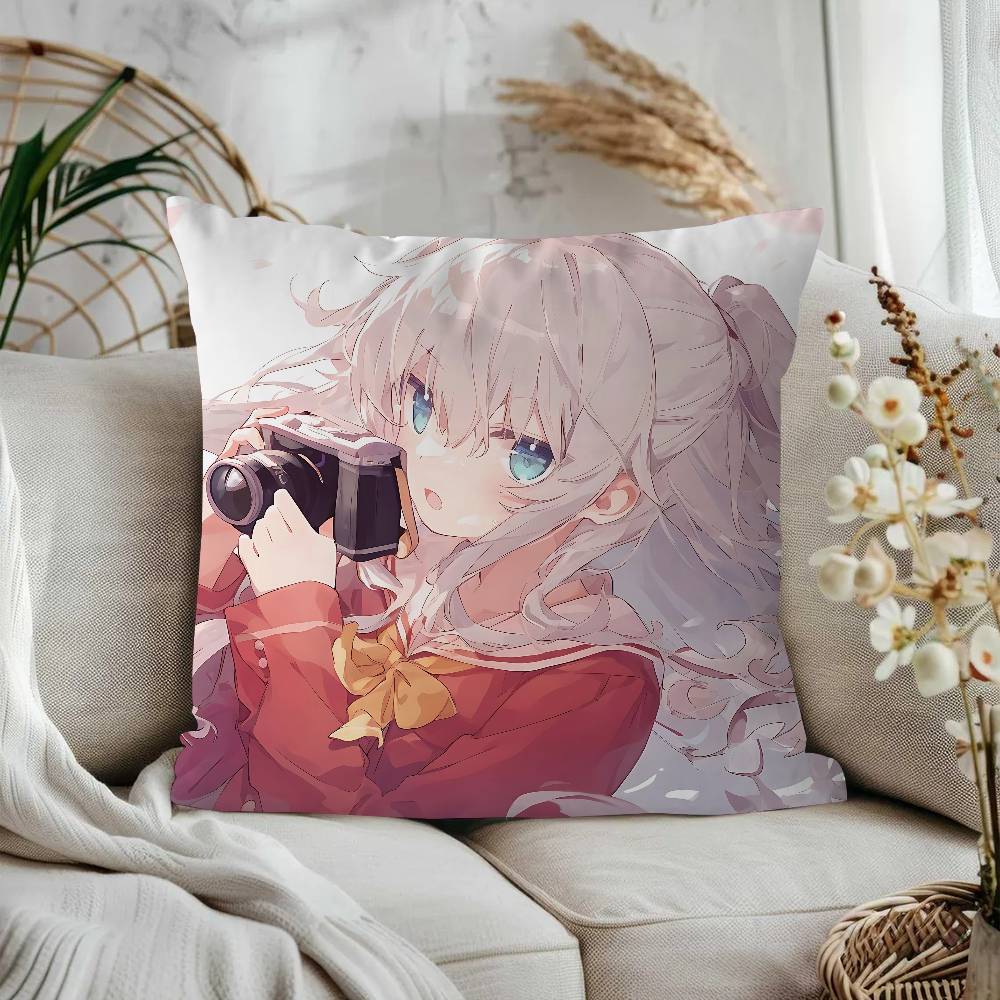 Шарлотта Томори Нао Аниме Наволочка для подушки 30x50 Полиэстер Диванные подушки Декоративные накидные подушки Домашнее украшение Наволочка