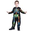 Kids Boy’s Halloween Skeleton Costume Zombie Jumpsuit Scary Dead Dress Up