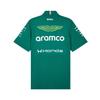 Puma X Aston Martin Aramco F1 Racing Коллаборация Свободный крой Поло Унисекс Топы 713888-01