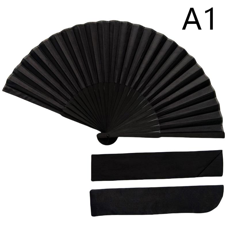 Черный ручной веер, винтажные складные веера, сувениры для свадебной вечеринки, складные декоративные веера для танцевальной домашней вечеринки