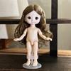 16СМ Обнаженная кукла 3D Имитация глаз 13 Шарниров Множество выражений Маленькая кукла Игрушка для девочки