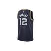 Nike Джерси NBA Memphis Grizzlies Morant City Edition Swingman, темно-синяя мужская уличная одежда DB4033-419