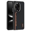 ABEEL Для Huawei nova 14 Pro 5G Магнитный чехол Микро-тиснение 6D Печать ПК ТПУ Алюминиевый сплав Кожаная крышка для телефона
