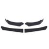 ABS Bumper Canard Lip Splitter 4 Pieces Car Front Bumper Lip Body Kit Spoiler Splitter
