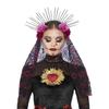 Smiffys Женская/дамская роскошная повязка на голову и вуаль Sunburst Day of the Dead