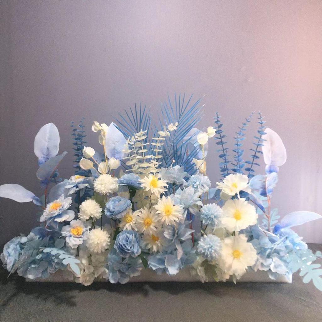 Большой набор для украшения свадебной дорожки и Т-сцены из шелковых цветов