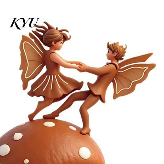 Whimsical Courtyard Decorations Metal Garden Decorative Stake, Cute Frog Lotus Leaf/Mushroom/Birds on Tree Branch Gardening Gifts for Women Yard Sign,