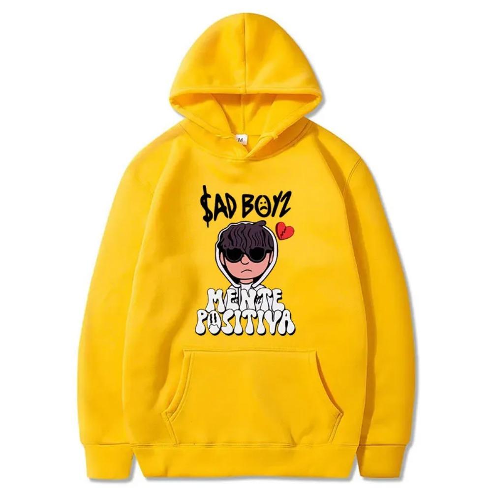 2024 Мужские толстовки с капюшоном Junior H Sad Boys Harajuku Girls Hip Hop Pullover Fancy Music Gift Повседневная свободная удобная толстовка