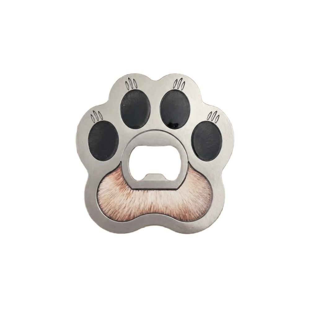 Electroplating Cat Dog Paw Bottle Opener Zinc Zinc Zinc Alloy Magnetic Cap Remover Gift