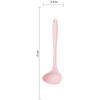 Heat Resistant Curved Handle Non-stick Dinnerware Tableware Soup Ladle Serving Spoon Scoop