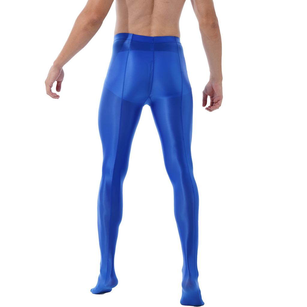 Мужские блестящие колготки с высокой талией, чулки, леггинсы для фитнеса, спортивные брюки, колготки