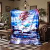 Erling Haaland Print Flannel Blanket Soft Warm Sofa Bed Throw Blanket For Home Office Bedroom