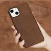Винтажный Чехол Из Натуральной Кожи Crazy Horse Для iPhone 15 Pro Max 11 12 13 Mini 14 Plus Xs Max X Xr Задняя Крышка Из Коровьей Кожи Первого Слоя