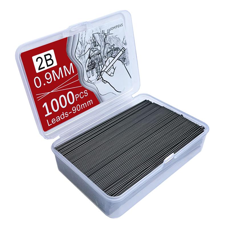 1000 шт. стержней для механического карандаша 0,5/0,7/0,9/1,3/2,0 мм Hb, устойчивых к поломке