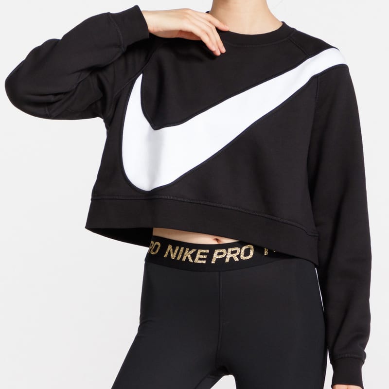 Nike Толстовки Женские с круглым вырезом Средней посадки Обычные BV3934-011