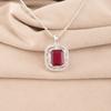 Pink Rubellite Gemstone 925 Sterling Silver Jewelry Zircon Pendant Gift For Her CZP-11-5