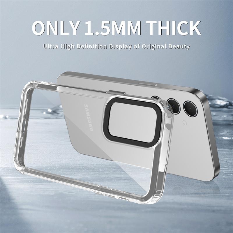 Acrylic Shockproof Clear Case For Samsung Galaxy A55 A35 A25 A15 A16 A05S A54 A34 A24 A14 A53 A33 A13 S24 Ultra S23 FE S22 Plus Back Transparent Cover