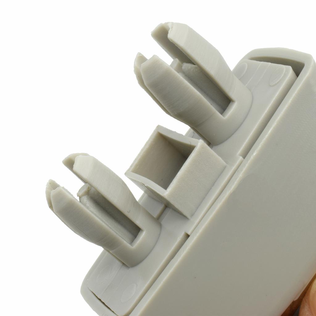 2pcs Gray Sun Visor Support Retainer Clip Hook For VW Passat Polo Up! Skoda Citigo Rapid 2012-2015 Seat MII 6RD857561 6R0857561