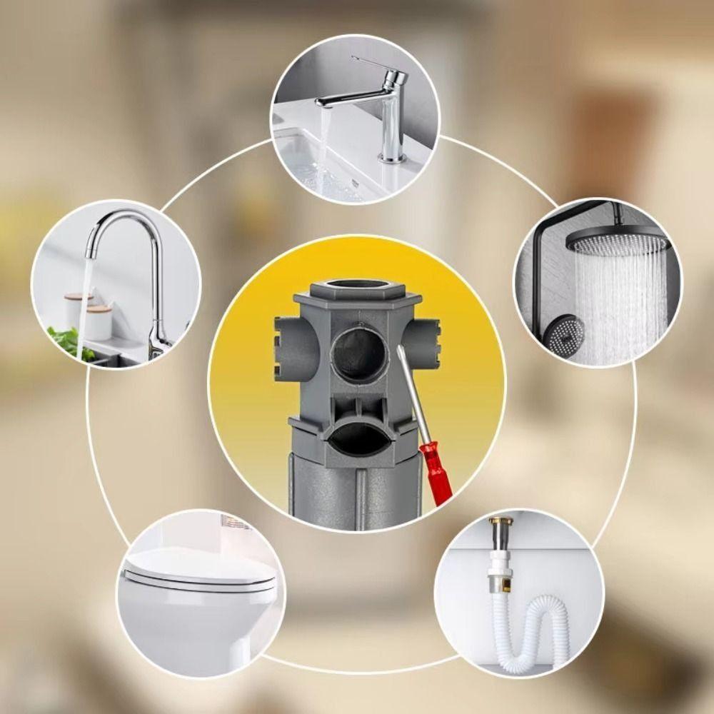 Plastic Multifunctional Wrench Tap Water Leakage Basin Faucet Repair Tool Wrench Tool Set  Faucet