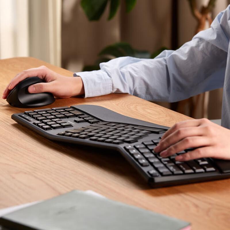 Эргономичный беспроводной набор клавиатуры и мыши ShanYe