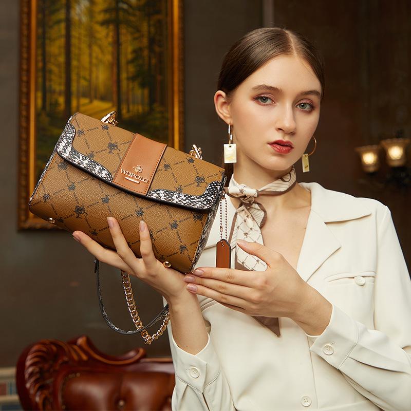 Женская сумка WDPOLO, новинка 2022 года, летняя модная универсальная сумка, сумка со старым цветком, элитная сумка, женская сумка-мессенджер, 2021-28