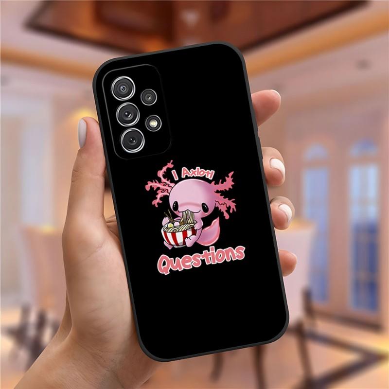 Cute Animal Axolotl Phone Case For Samsung Galaxy S23 S22 S10 S20 S30 S21 S8 S9 Pro Plus Ultra Fe Design Back Cover