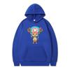 Мужская Женская Толстовка ONE PIECE Аниме Тони Тони Чоппер Худи Стритвир Повседневные Толстовки с Капюшоном с Мультяшным Принтом